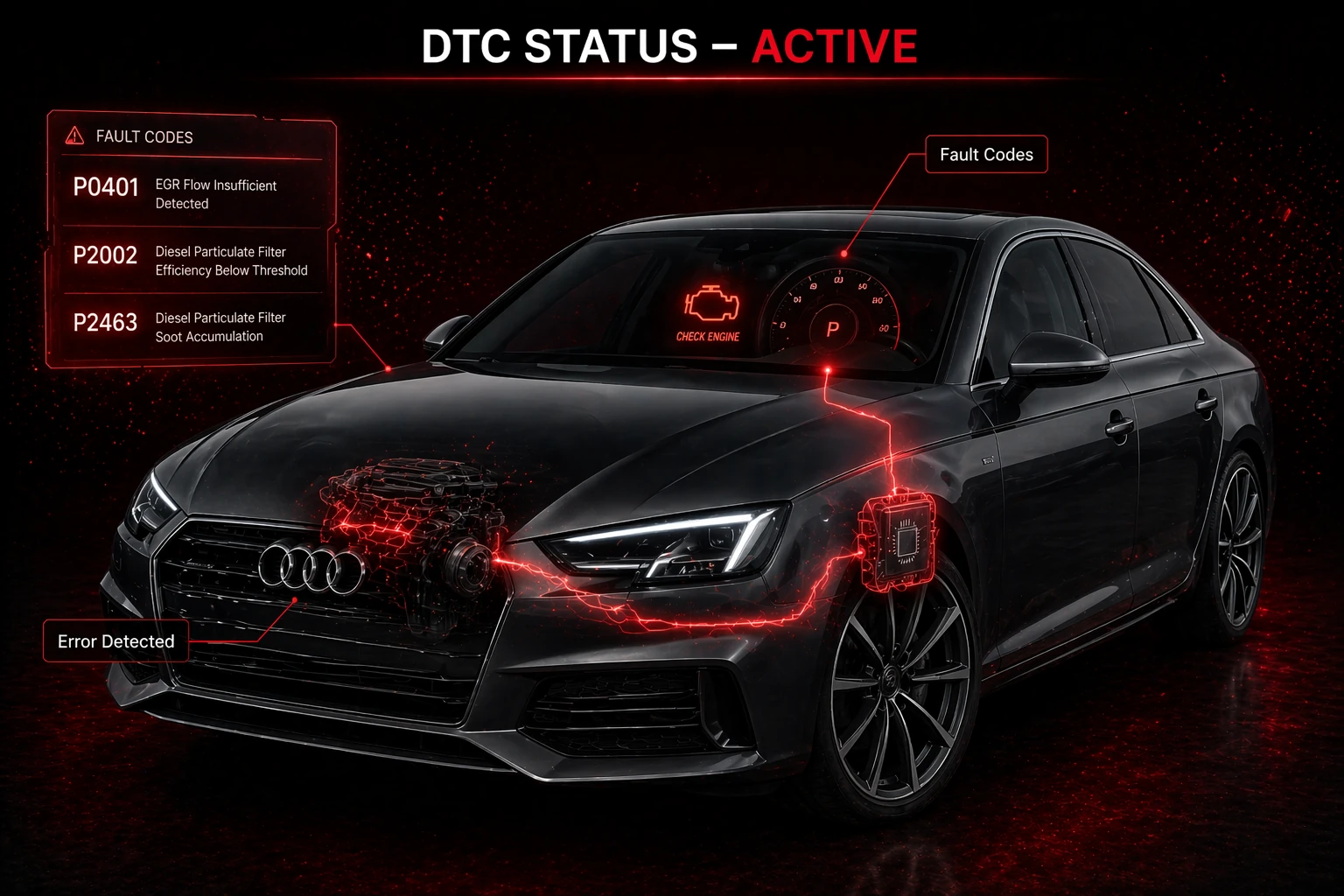 A Clean DTC Decision Starts With The Real Fault And The Reason Behind It stock view