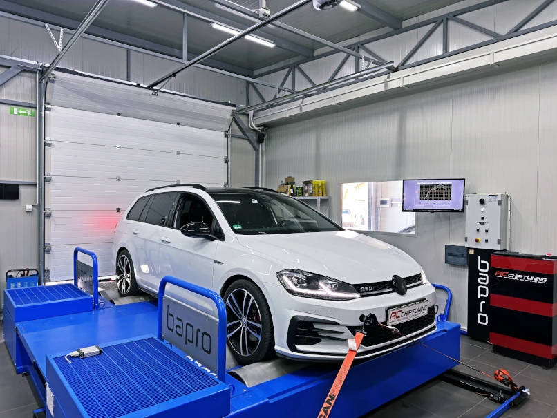 VW Golf VII 2.0 TDI GTD 184HP 2017MY DSG dyno result from AC ChipTuning garage